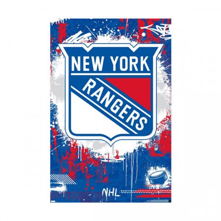 New York Rangers - Maximalist NHL Plakát