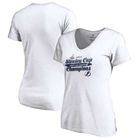 Tampa Bay Lightning Ladies - 2021 Stanley Cup Champs Push NHL T-shirt