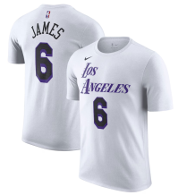 Los Angeles Lakers - LeBron James City Edition NBA T-shirt