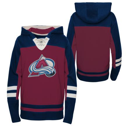 Colorado Avalanche Dziecięca - Ageless Lace-up NHL Bluza z kapturem