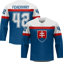 Slovakia - Martin Fehervary 2022 Replica Fan Jersey