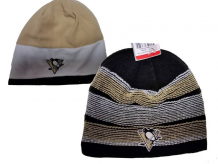 Pittsburgh Penguins - Face Off Reversible V NHL Knit Hat