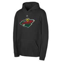 Minnesota Wild Youth - Primary Logo Black NHL Sweatshirt