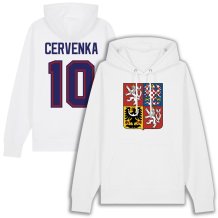 Česko - Roman Cervenka Hockey White Mikina s kapucí