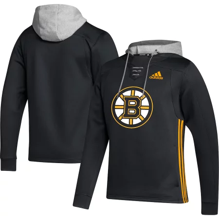 Boston Bruins - Skate Lace Primeblue NHL Mikina s kapucí