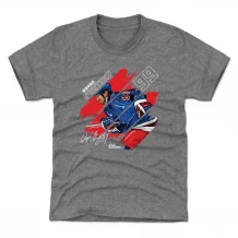 New York Rangers Youth - Wayne Gretzky Stripes Gray NHL T-Shirt