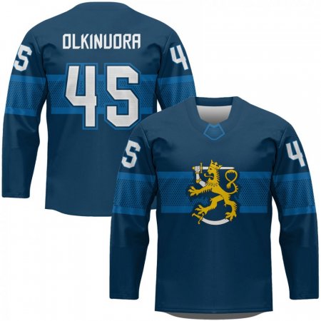 Finland - Jussi Olkinuora 2022 Hockey Replica Jersey