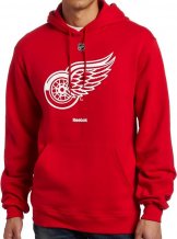 Detroit Red Wings - Primary Team Logo Red NHL Bluza s kapturem