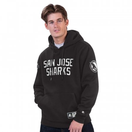 San Jose Sharks - Starter Black Ice NHL Mikina s kapucňou