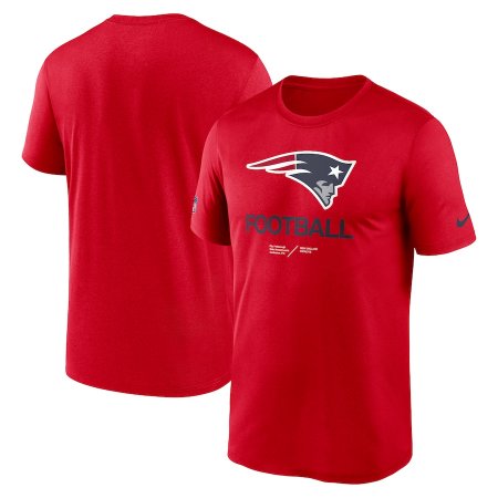 New England Patriots - Infographic Red NFL T-Shirt