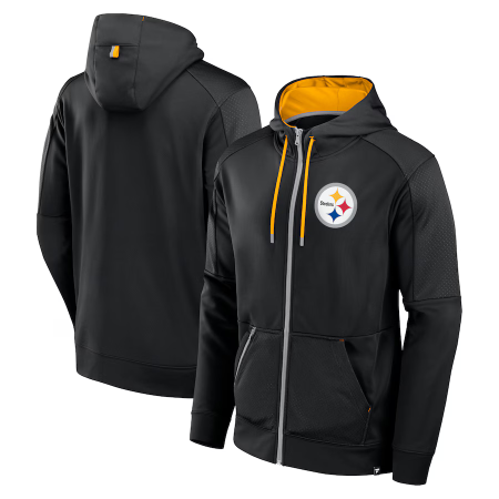 Pittsburgh Steelers - Defender Full-zip NFL Sweatshirt