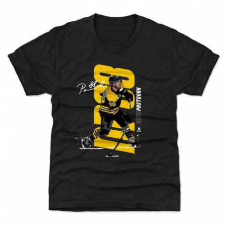 Boston Bruins Dětské - David Pastrnak Vertical NHL Tričko