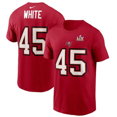 Tampa Bay Buccaneers - Devin White Super Bowl LV Champions NFL T-Shirt