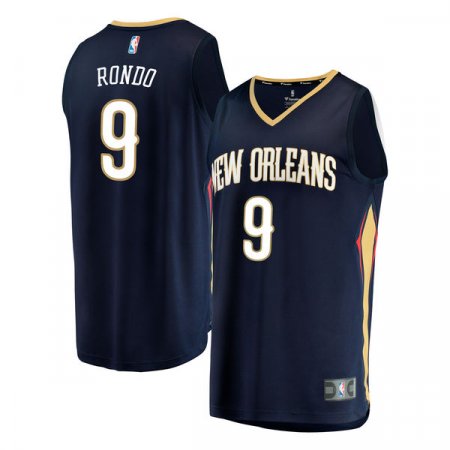 New Orleans Pelicans - Rajon Rondo Fast Break Replica NBA Jersey ::  FansMania