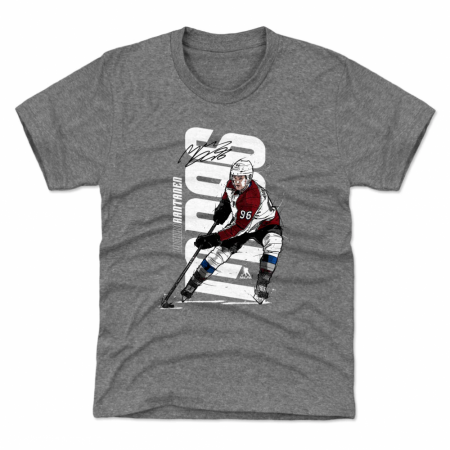 Colorado Avalanche Youth - Mikko Rantanen Vertical Gray NHL T-Shirt