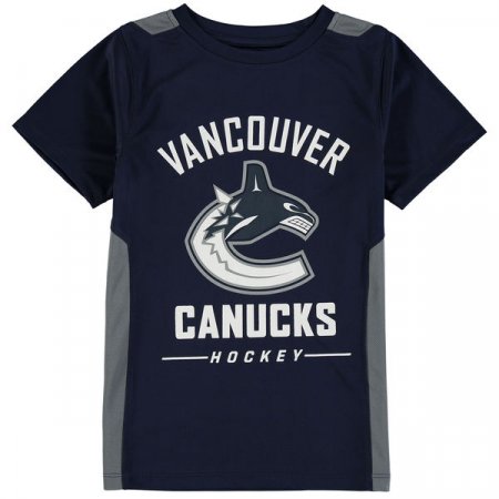 Vancouver Canucks Youth - Lockup Poly NHL T-Shirt