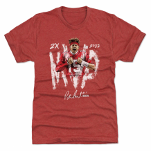 Kansas City Chiefs - Patrick Mahomes 2X MVP Red NFL T-Shirt