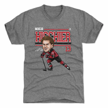 New Jersey Devils - Nico Hischier Cartoon NHL T-Shirt
