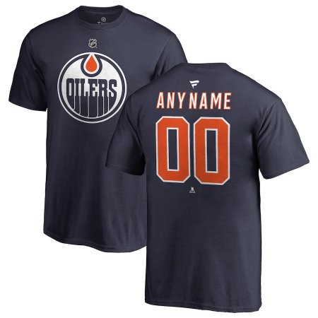 Edmonton Oilers - Team Authentic NHL T-Shirt mit Namen und Nummer - Größe: XXL/USA=3XL/EU