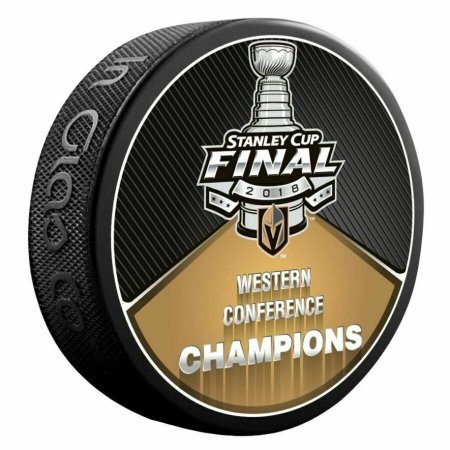 Vegas Golden Knights - 2018 Western Conference Champs NHL Puk