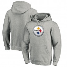 Pittsburgh Steelers - Primary Logo Grey NFL Hoodie