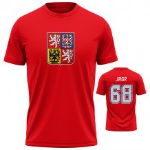 Czechy - Jaromir Jagr Hockey Koszulka-czerwona