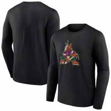 Arizona Coyotes - Primary Logo Team Black NHL Long Sleeve T-Shirt