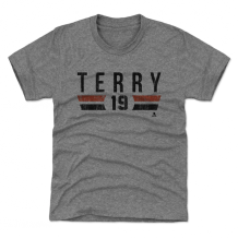 Anaheim Ducks Detské - Troy Terry Font Grey NHL Tričko