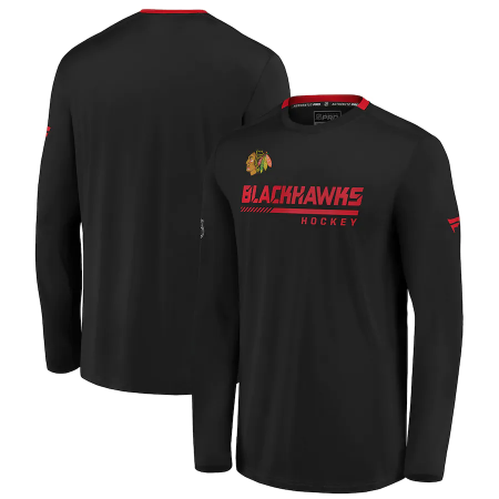Chicago Blackhawks - Authentic Locker Room NHL Long Sleeve T-Shirt
