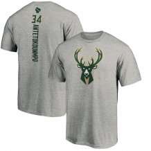 Milwaukee Bucks - Giannis Antetokounmpo Playmaker Gray NBA T-shirt