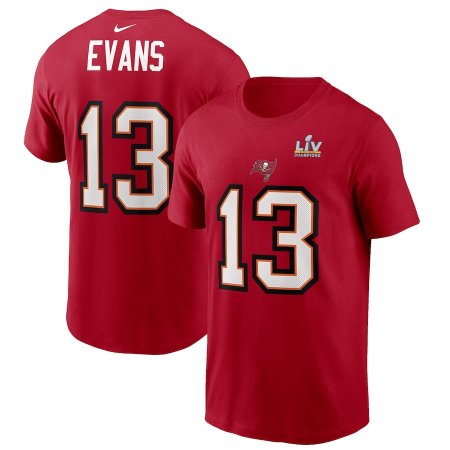 Tampa Bay Buccaneers - Mike Evans Super Bowl LV Champions NFL T-Shirt