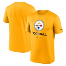 Pittsburgh Steelers - Infographic Gold NFL T-shirt