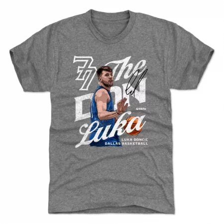 Dallas Mavericks - Luka Doncic The Don Gray NBA T-Shirt