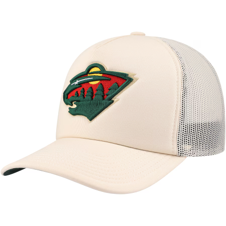 Minnesota Wild - Foam Front Cream NHL Czapka - Wielkość: regulowana