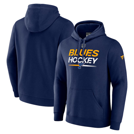St. Louis Blues - 2023 Authentic Pro Pullover NHL Bluza s kapturem