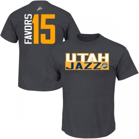 Utah Jazz - Derrick Favors Vertical NBA T-Shirt