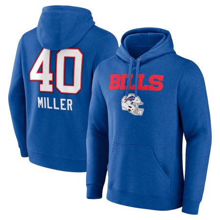Buffalo Bills - Von Miller Wordmark NFL Mikina s kapucí