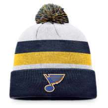St. Louis Blues - Fundamental Cuffed pom NHL Zimná čiapka