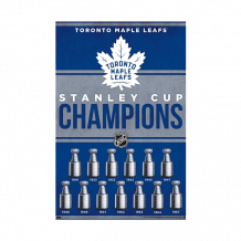 Toronto Maple Leafs - Champions History NHL Plagát