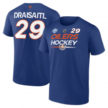 Edmonton Oilers - Leon Draisaitl 2023 Heritage Classic NHL T-Shirt