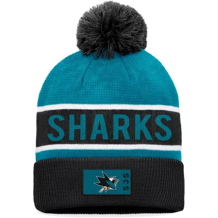 San Jose Sharks - Authentic Pro Rink Cuffed NHL Zimní čepice