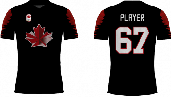 Kanada - 2018 Sublimated Fan T-Shirt mit Namen und Nummer