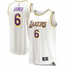 Los Angeles Lakers - Lebron James 21/22 Fast Break Replica White NBA Koszulka