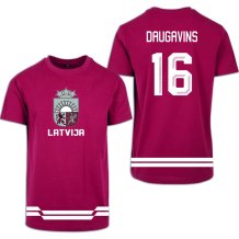 Łotwa - Kaspars Daugavins 2026 Hockey Koszulka
