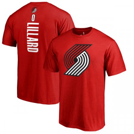 Portland TrailBlazers - Damian Lillard Backer NBA T-shirt