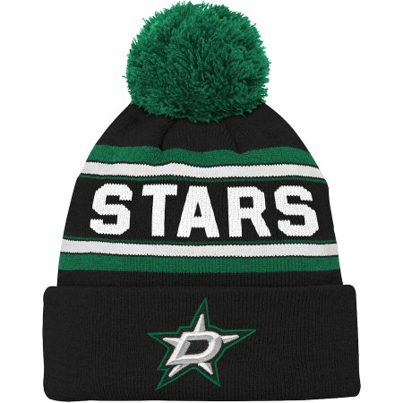 Dallas Stars Dětská - Wordmark Cuffed NHL Zimní čepice