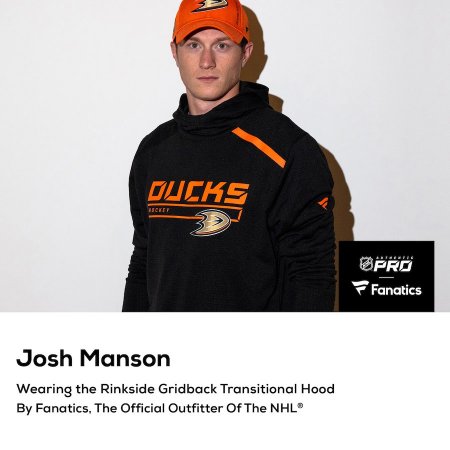 Anaheim Ducks - Authentic Pro Rinkside NHL Mikina s kapucňou