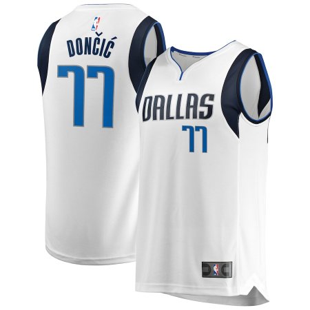 Dallas Mavericks - Luka Doncic Fast Break Replica White NBA Trikot