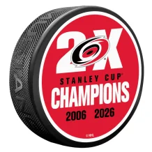 Carolina Hurricanes - 2 x Stanley Cup Champs NHL Puk