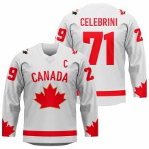 Kanada - Macklin Celebrini 2026 Hockey Replica Fan Jersey Biały